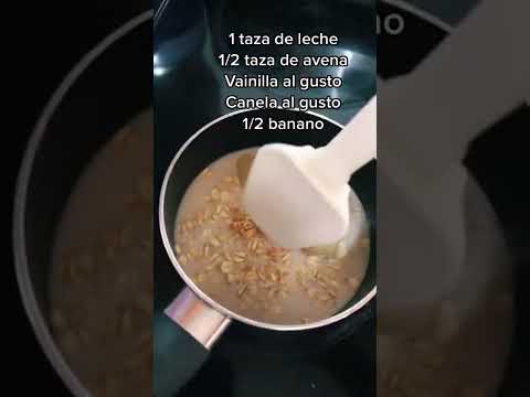 Una opción saludable para desayuno 🥰🙌🏾 #desayuno #saludable #avena #receta