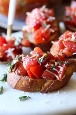La mejor receta de bruschetta |  Galletas y Copas