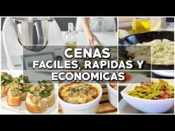 4 CENAS FÁCILES 🌟, RÁPIDAS ⌛​ Y ECONÓMICAS 💸​ con THERMOMIX ✅