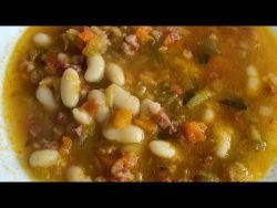Alubias con verduras, fácil y rico con Thermomix