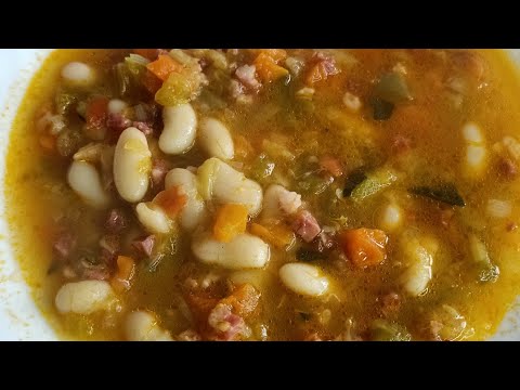 Alubias con verduras, fácil y rico con Thermomix