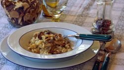 Arroz meloso con setas en thermomix