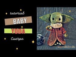 Baby Yoda Amigurumi ( Parte 1 cuerpo ) #crochet #Receta #tutorial