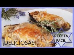 BERENJENAS rellenas en Monsieur Cuisine Connect / Monsieur Cousine Plus / Thermomix