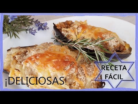 BERENJENAS rellenas en Monsieur Cuisine Connect / Monsieur Cousine Plus / Thermomix