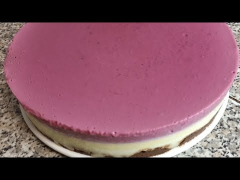 Cheesecake tricolor, fácil y rico con Thermomix