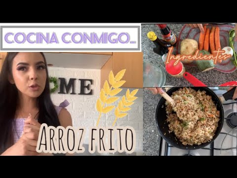COCINA CONMIGO ARROZ FRITO 🧡 RECETA FÁCIL Y ECONÓMICA #arrozfrito #recetasfaciles #recetademama