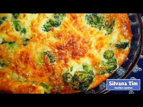 Cómo hacer TARTA de BRÓCOLI y QUESO DELICIOSA!!! Recetas fáciles. El brócoli es un vegetal estrella
