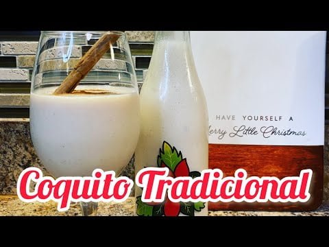 Coquito Tradicional receta 🎄#coquito #navidad2021 #christmas #receta