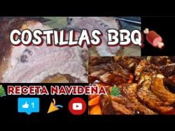 COSTILLA BBQ EN HORNO para principiantes||#receta #horno #navidad #cenanavideña