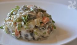 Ensaladilla con judías verdes y mayonesa de yogur