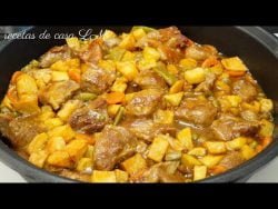 ESTOFADO de CARNE CON PATATAS de TOMA PAN y MOJA RECETA FÁCIL y RÁPIDA