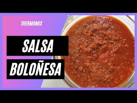 👍SALSA BOLOÑESA👍 con thermomix #boloñesa #thermomix #lasaña #salsa boloñesa