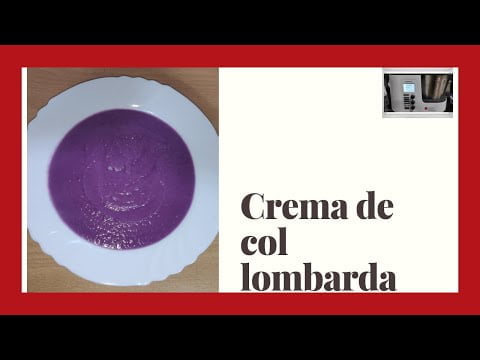 🛑Crema de lombarda 👩🍳 Monsieur Cuisine 🎬