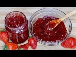 Facilísima MERMELADA DE FRESA CASERA | Receta rápida y con solo 3 ingredientes | TAZI OFICIAL