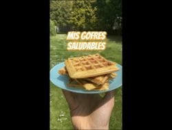 GOFRES SALUDABLES 🧇 #shorts #receta