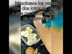 Huevos rellenos. #food #comida #receta #recetasfaciles #comidacasera
