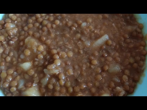 Lentejas con boletus, fácil y rico con Thermomix