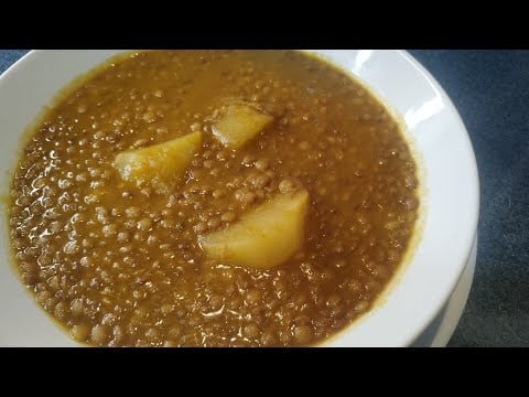 Lentejas en Thermomix , solo verduras , receta nutritiva , sana , Vegana
