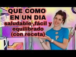 MENU DEL DÍA! Sano,equilibrado y con receta!