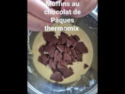 Muffins au chocolat de Pâques thermomix