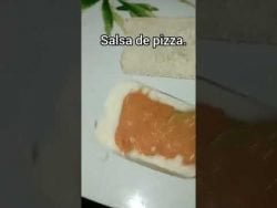 Pan gratinado con queso y cabano #shorts #recetasfaciles #receta