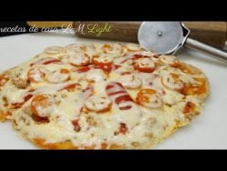 PIZZA FITNESS de AVENA SIN HORNO y SIN LEVADURA RECETA FÁCIL y SALUDABLE
