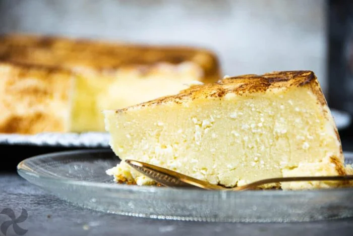 Quesada de nata con yogur