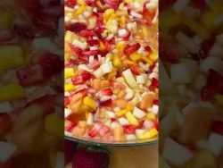 Receta Completa en mi Canal | Coctel de Frutas #shorts #solecitoentucocina #fyp #receta #viral #for