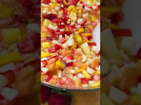 Receta Completa en mi Canal 🤩 Cóctel de Frutas #shorts #solecitoentucocina #fyp #receta #viral #for