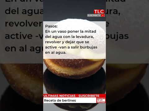 Receta de Berlines #Shorts #receta #berlines #facil