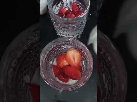#receta #recetafacil #fresas #yoguryfresas