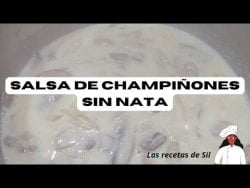 #receta salsa de champiñones sin nata 😋 #lasrecetasdesil #singluten