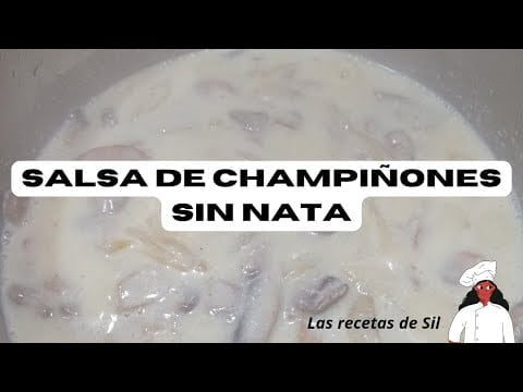 #receta salsa de champiñones sin nata 😋 #lasrecetasdesil #singluten