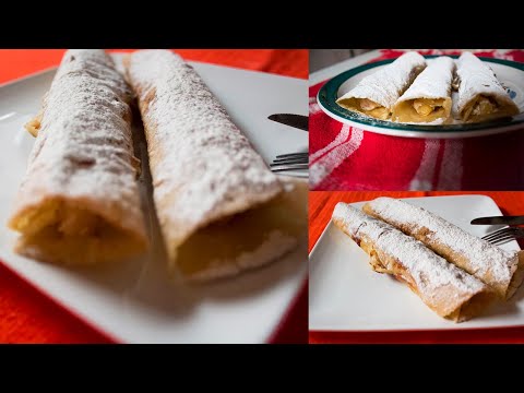 ROLLITOS DE MANZANA CON CANELA | El Recetario de 5⭐ #receta #postredemanzana #postredefindeaño