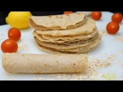 TORTILLAS DE AVENA SOLO 3 INGREDIENTES RECETA SALUDABLE BAJA EN CALORÍAS