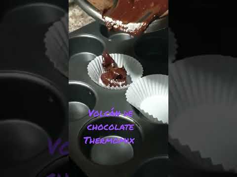 volcán de chocolate sin gluten Thermomix