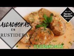 ALCACHOFAS en rustidera con THERMOMIX.