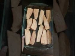Camotes asados en horno. #receta súper fácil de preparar. #recetasmexicanas #recetasfáciles
