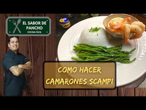 CÓMO HACER CAMARONES SCAMPI (SCAMPI SHRIMP ) RECETA Fácil y sencilla #Cocina #Receta #camarones