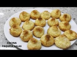 COQUITOS con thermomix/DULCES DE COCO/RECETA FACIL/COCINA PAQUITA SALAS