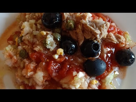 Ensalada murciana,, fácil y rico con Thermomix
