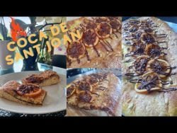 🌞 COCA DE SANT JOAN RELLENA DE CHOCOLATE 🌞 con Thermomix® #TM6 #TM5 #TM31 🔝 #shorts