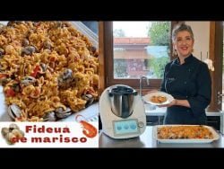 💥 FIDEUA DE MARISCO | ALMEJAS Y LANGOSTINOS 🦐 con Thermomix® #TM6 #TM5 #TM31 🔝