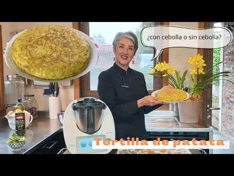 💥 TORTILLA DE PATATA | TORTILLA ESPAÑOLA 💥 CON o SIN CEBOLLA con Thermomix® #TM6 #TM5 #TM31 🔝