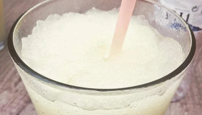 Granizado de limonada casera