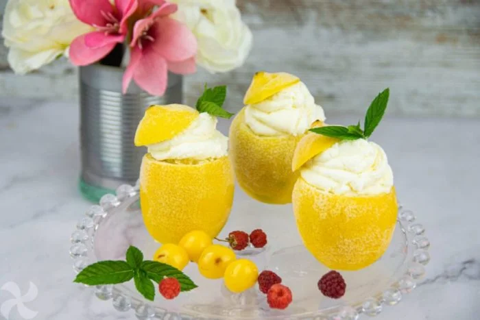 Limones helados con Mascarpone