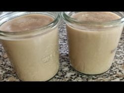 Natillas de chocolate Milka,fácil y rico con Thermomix