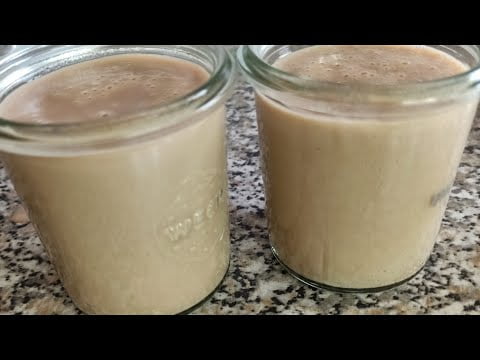 Natillas de chocolate Milka,fácil y rico con Thermomix