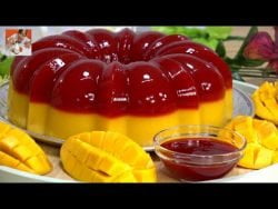 POSTRE FACIL RICO Y PICOSITO!!! Receta de GELATINA de MANGO CON CHAMOY
